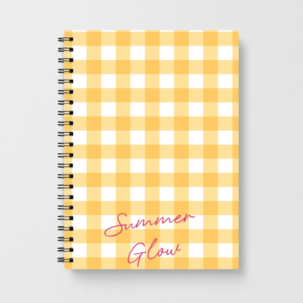 Tartan Summer Glow Notebook