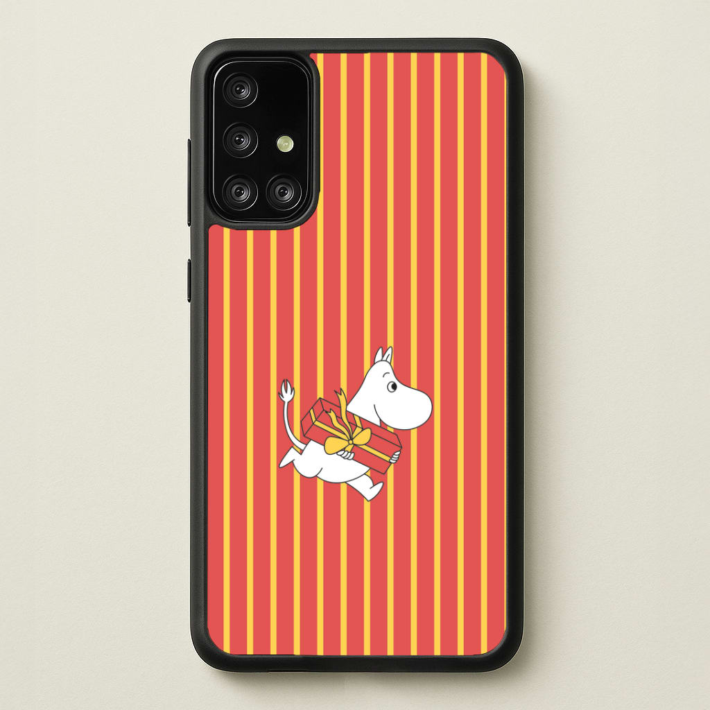 Red Present Moom Galaxy A71 Case