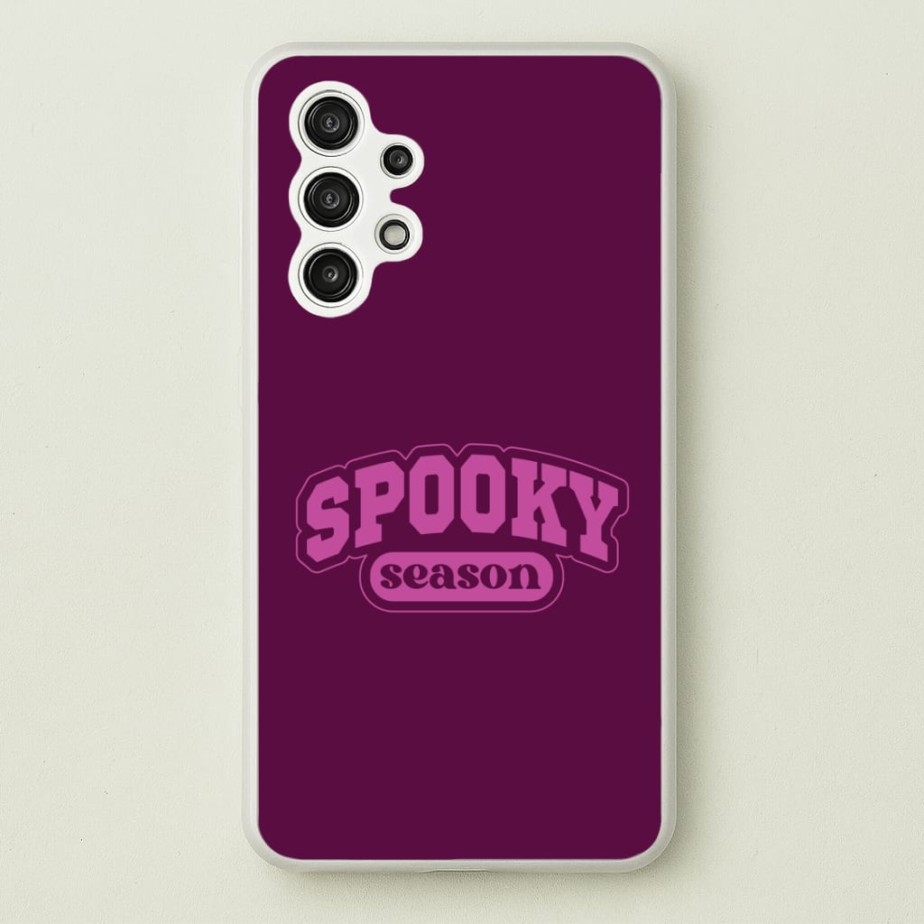 Spooky Season Varsity Galaxy A13 Case