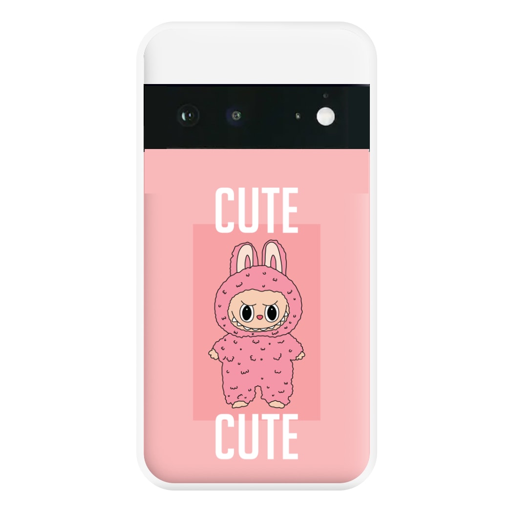 Cute Pink Monster Google Pixel 6a Case