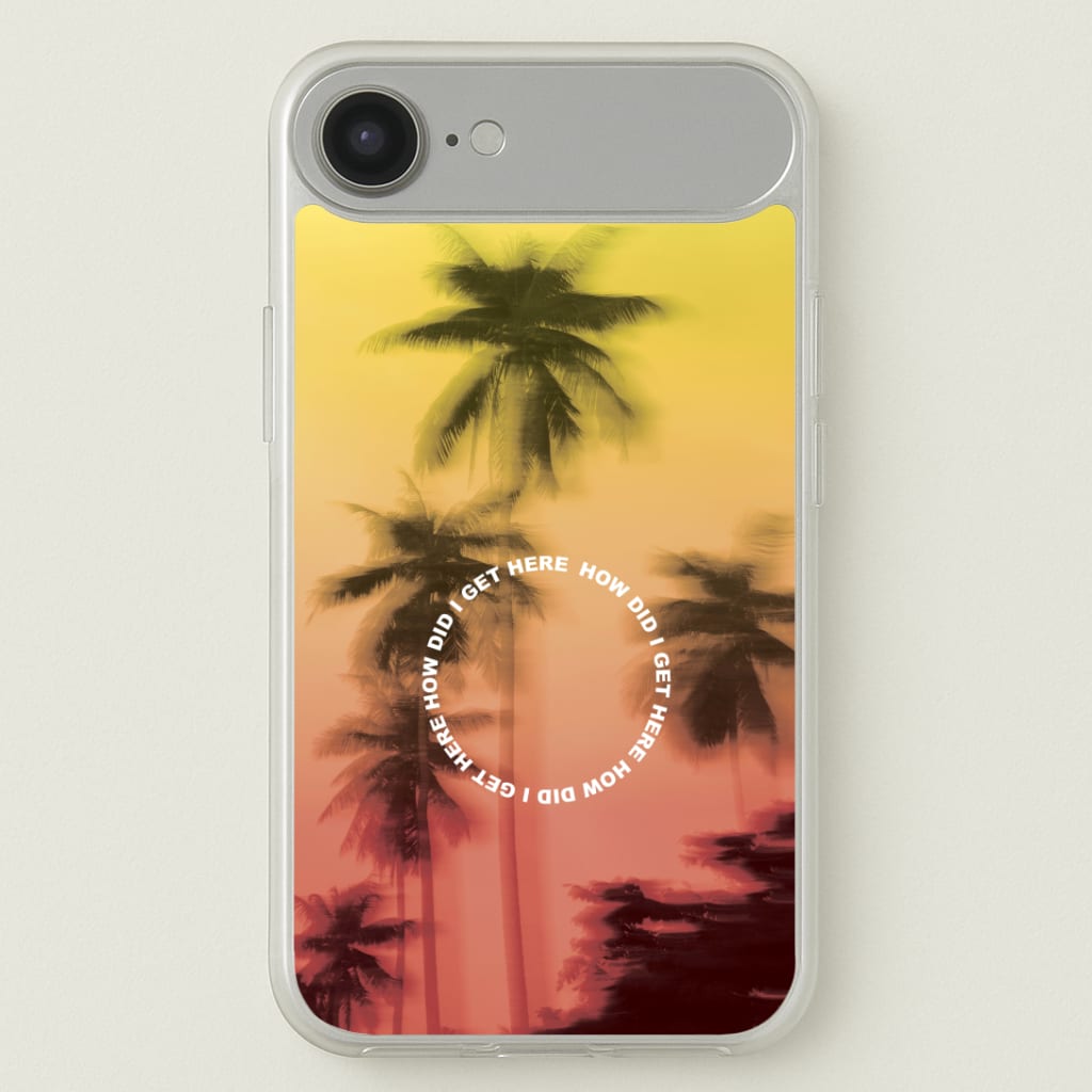 Palm Trees Circle iPhone 17 Air Case