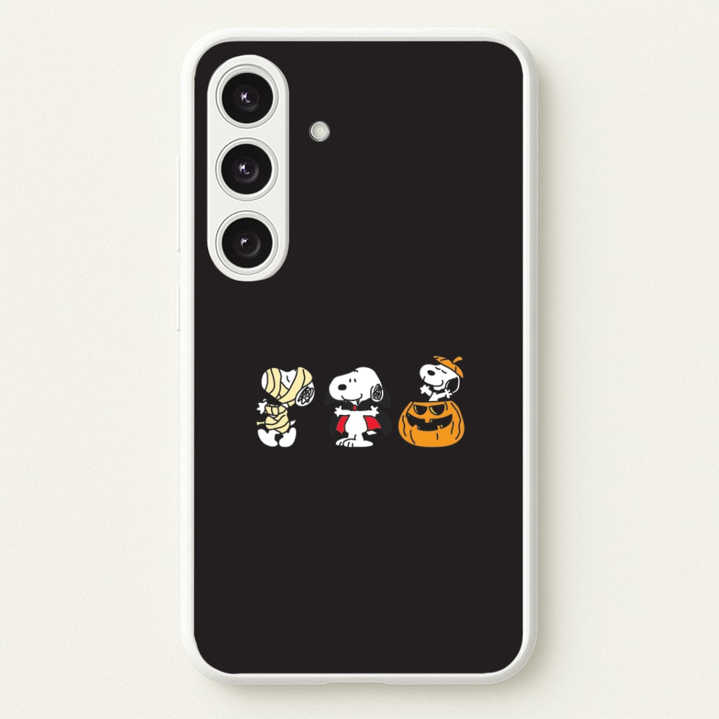 Cartoon Beagle Halloween Costumes Galaxy S25 Plus Case