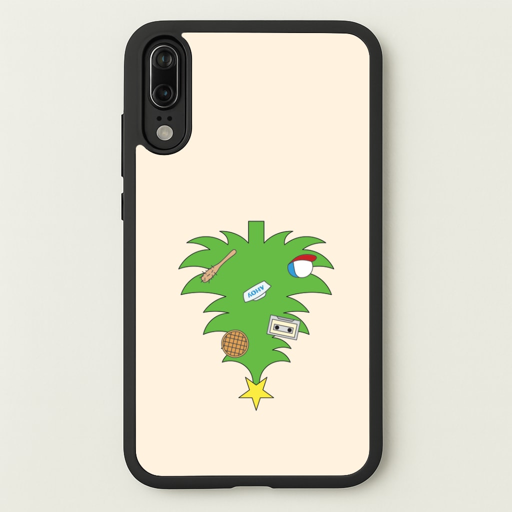 Upside Down Christmas Tree Huawei P20 Case