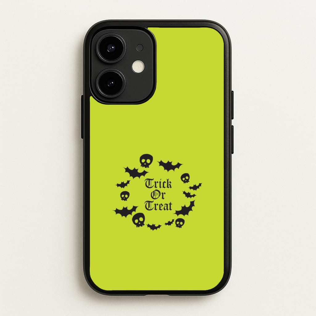 Trick Or Treat Wreath iPhone 12 Mini Case