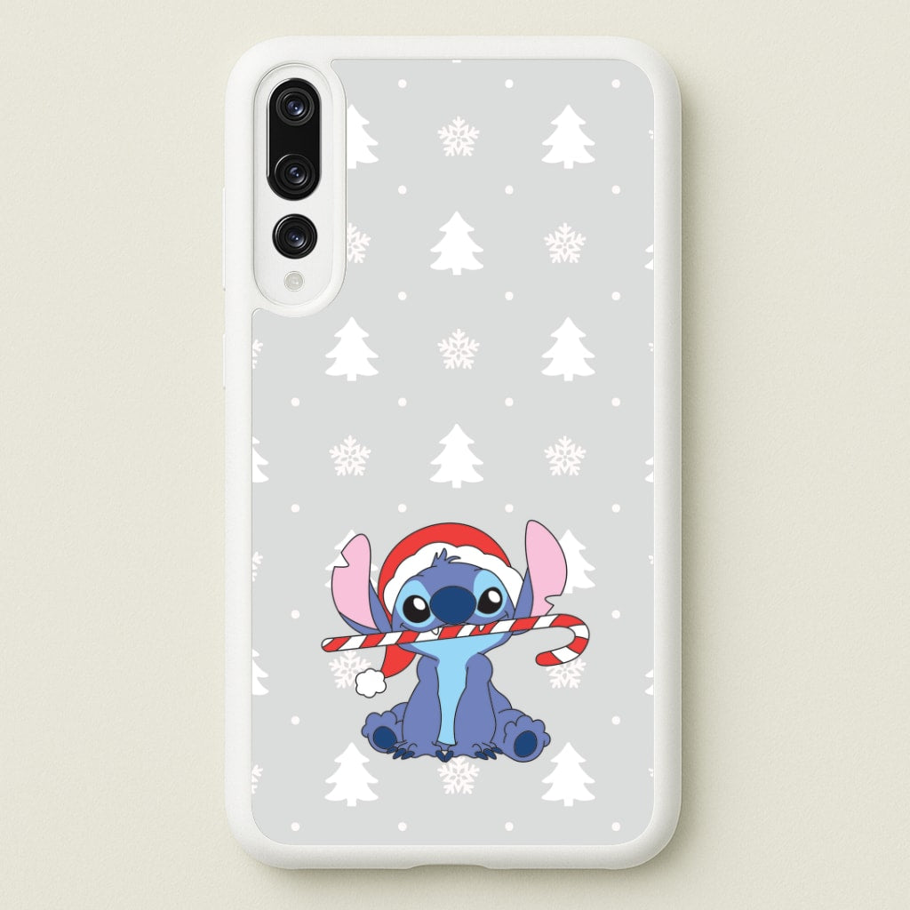 Cute Blue Alien Candycane Huawei P20 Pro Case