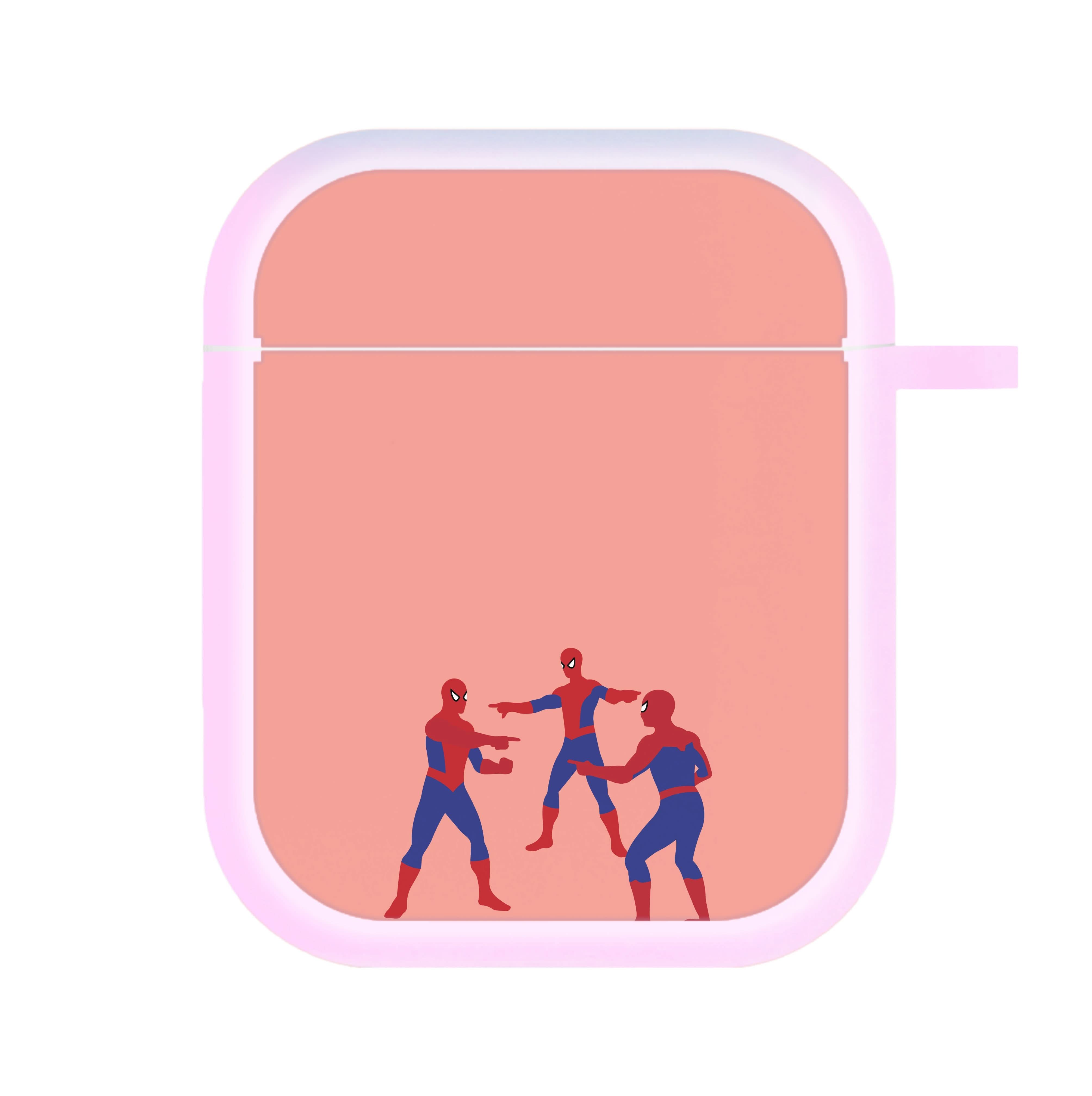 Spider Hero Pointing Meme AirPods Case