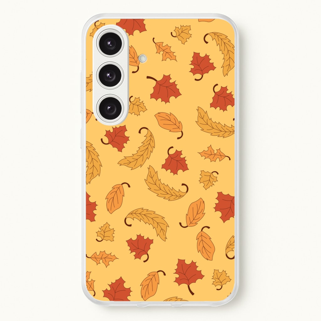 Leaves Assortment Pattern Galaxy S24 Plus Case