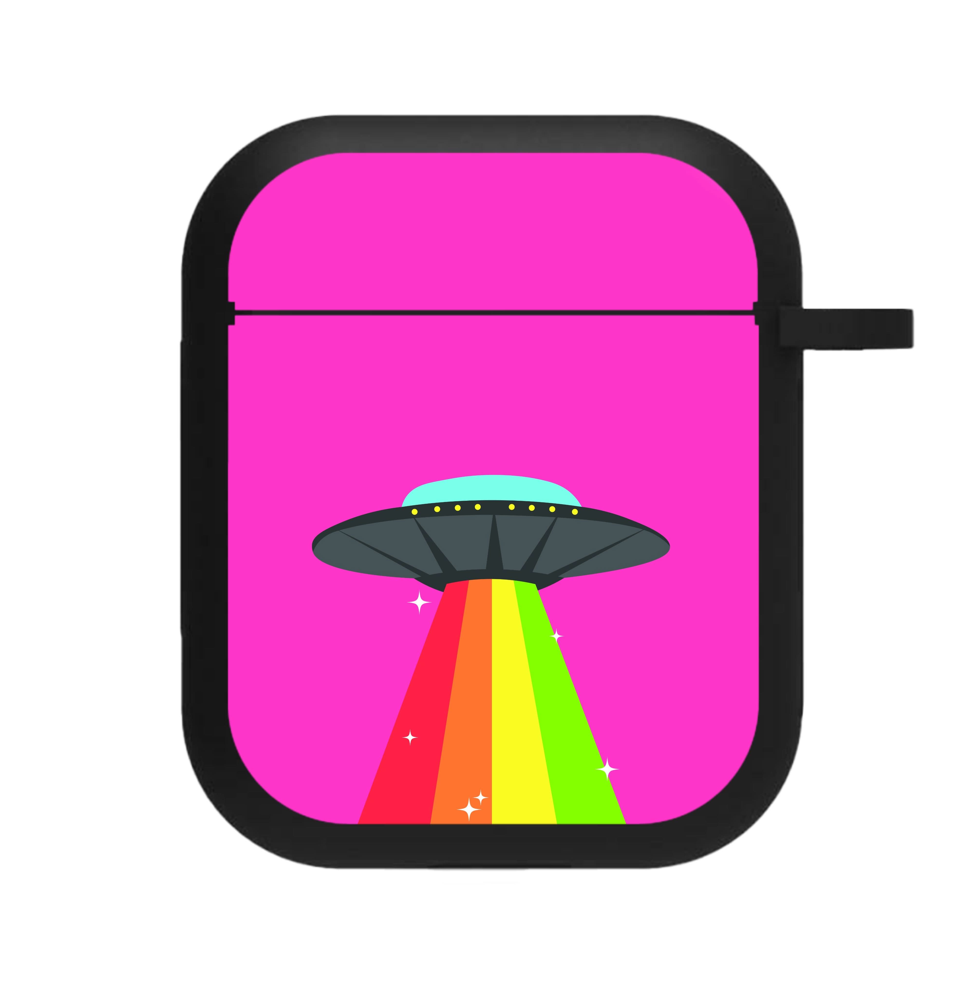 Rainbow Alien Spaceship AirPods Case