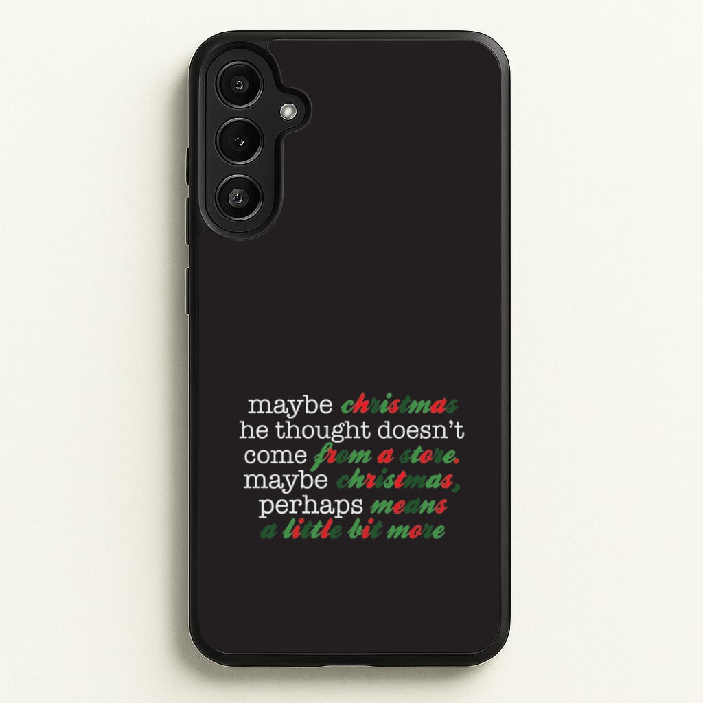 Green Creature Quote Galaxy A36 Case