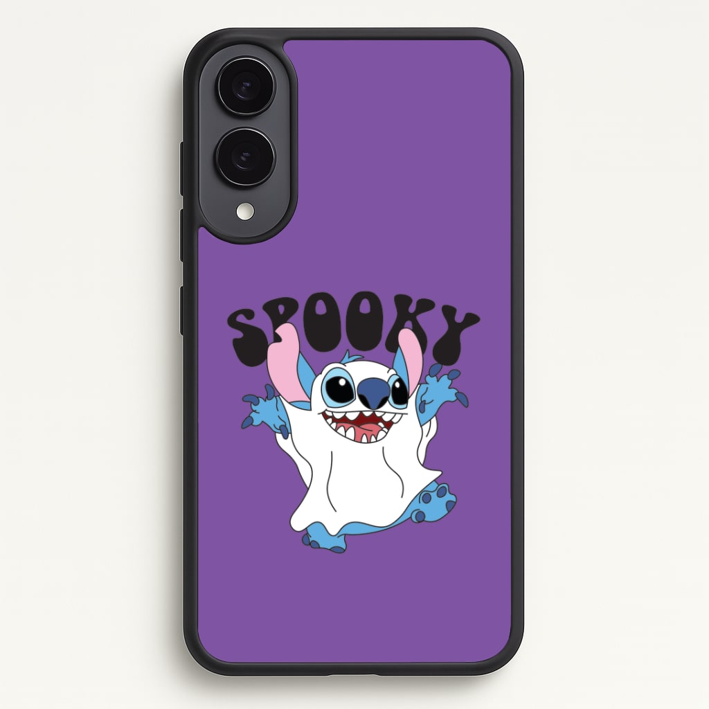 Spooky Cute Blue Alien Galaxy S25 Edge Case