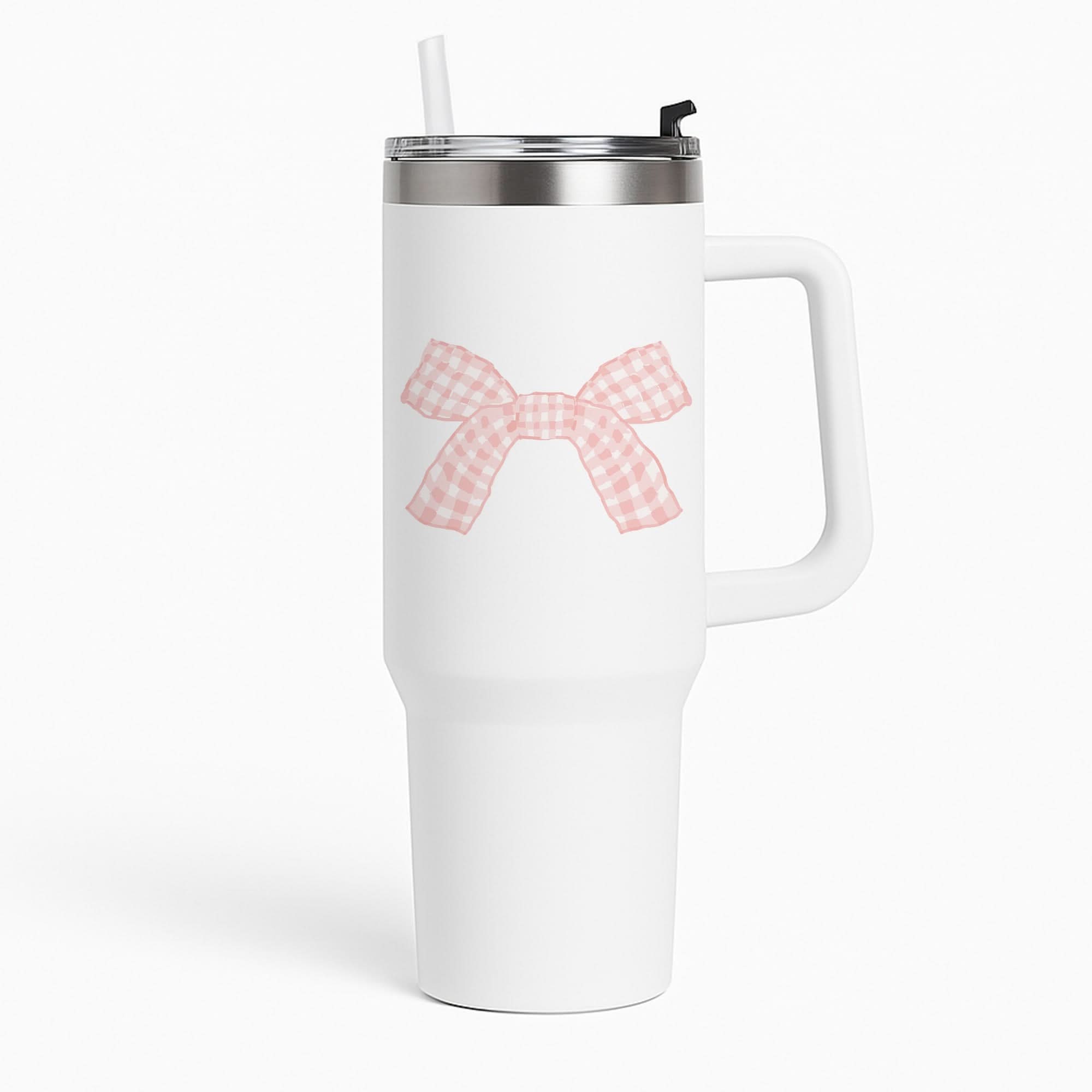 The Gingham Bow Tumbler