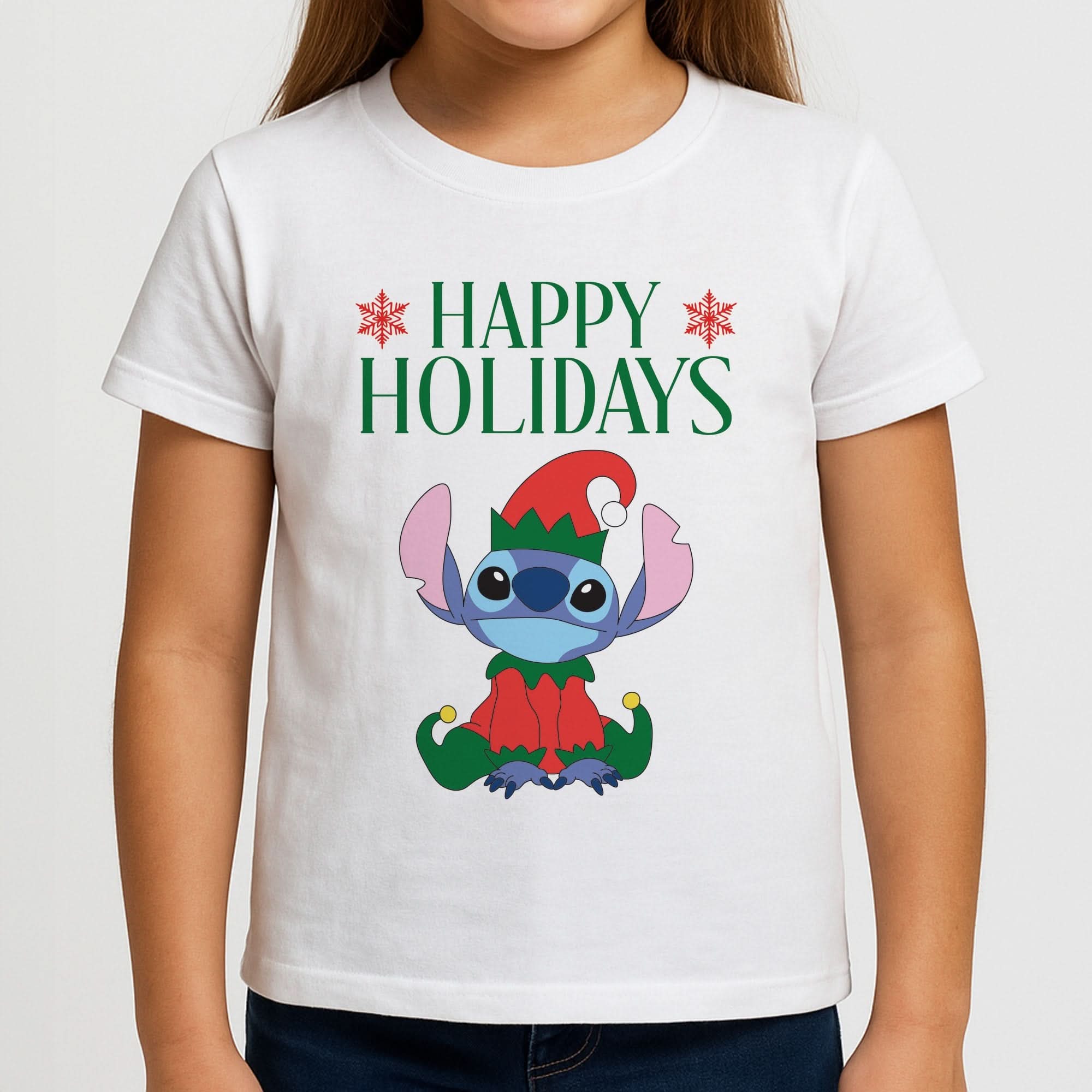 Cute Blue Alien Elf Girls T-Shirt
