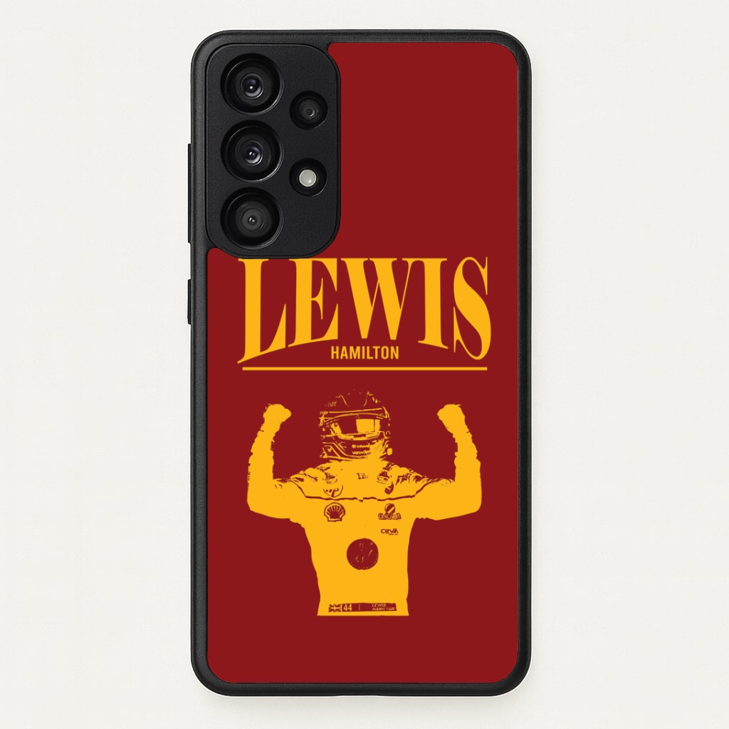 Lewis Red And Gold Galaxy A53 Case