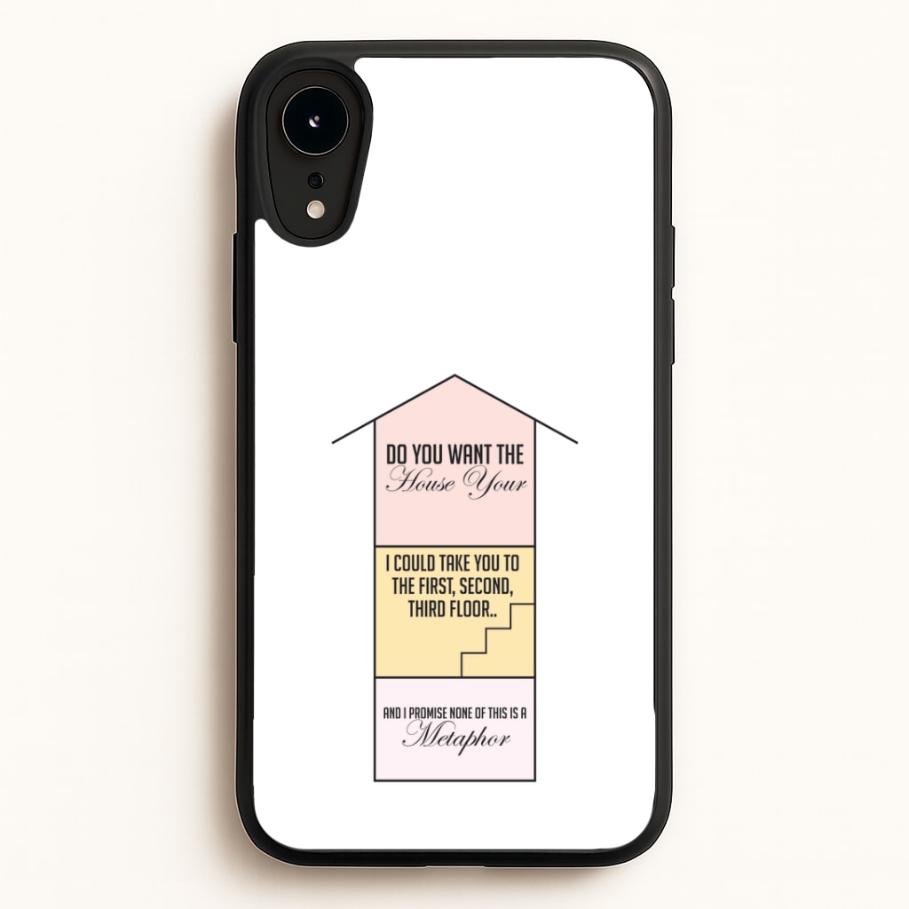 Do You Want The Tour Lyrics iPhone XR Case