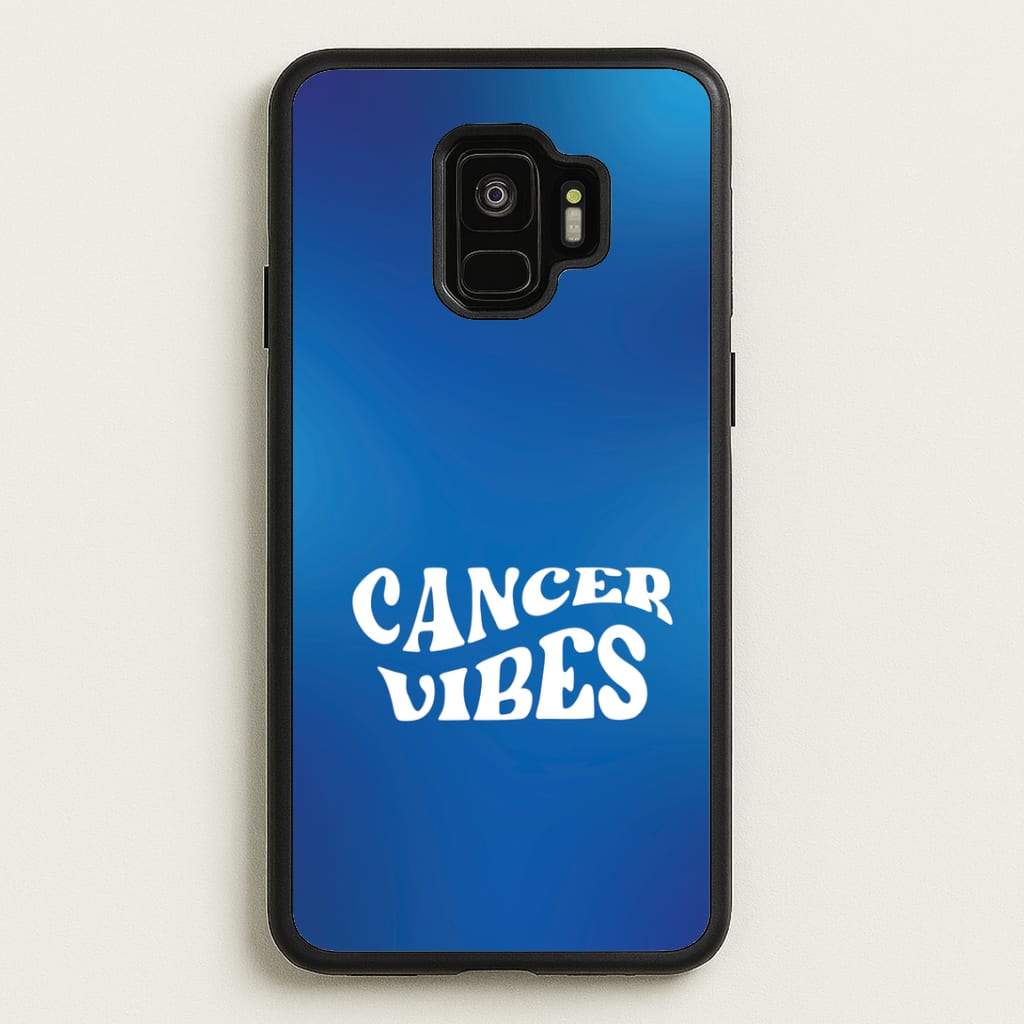 Cancer Vibes Gradient Zodiac Galaxy S9 Case