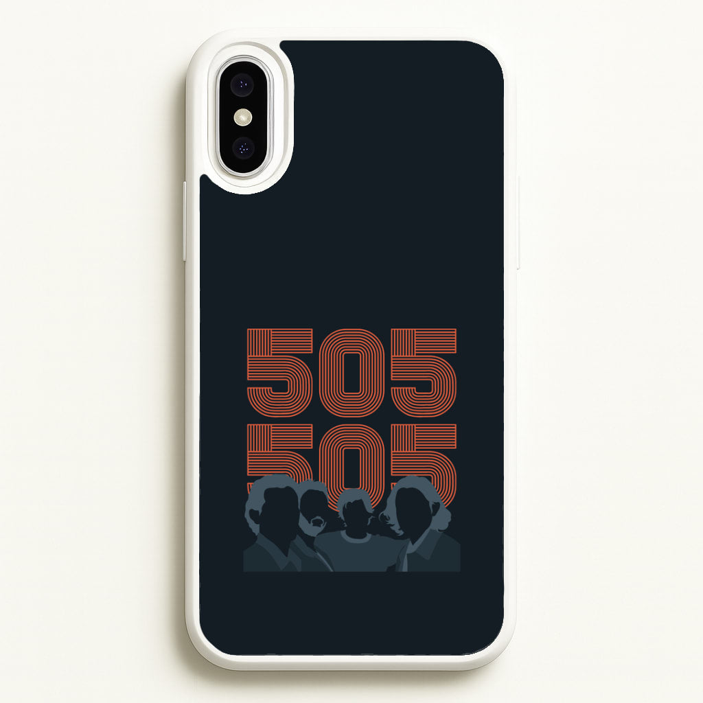 505 Band Members Dark iPhone XS Max Case