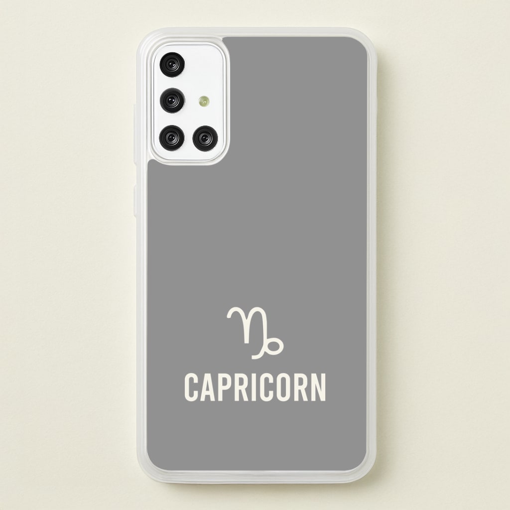 Capricorn Pastel Zodiac Galaxy A71 Case