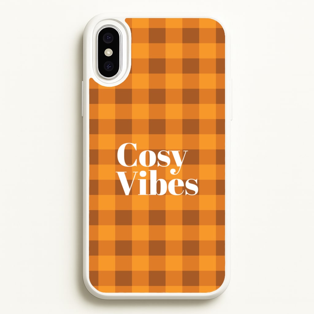 Checkered Cosy Vibes iPhone XS Max Case