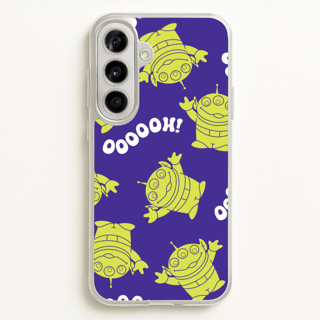 Toy Aliens Silhouette Pattern Galaxy A56 Case