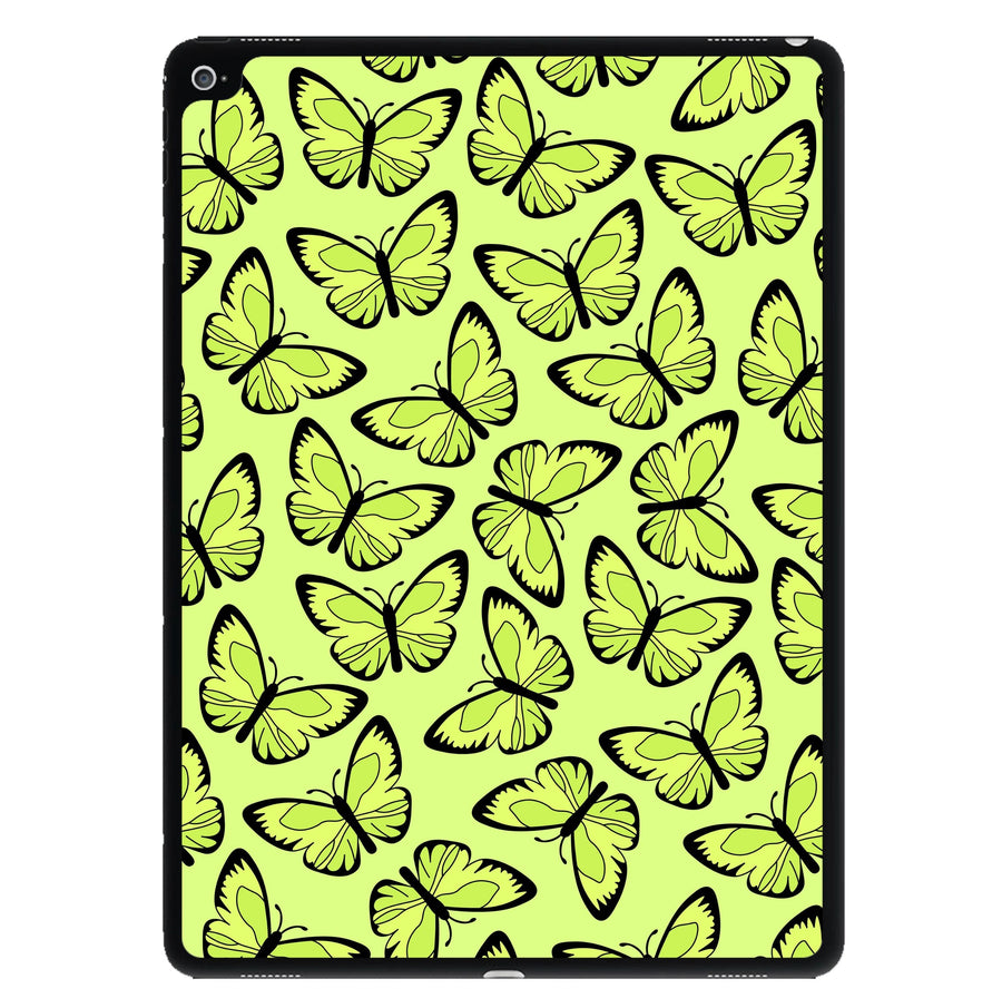 Yellow And Black Butterfly - Butterfly Patterns iPad Case