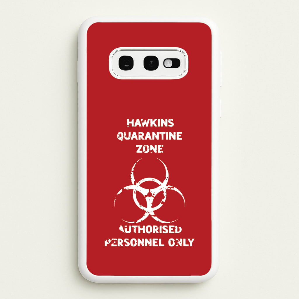 Hawkins Quarantine Zone Galaxy S10e Case
