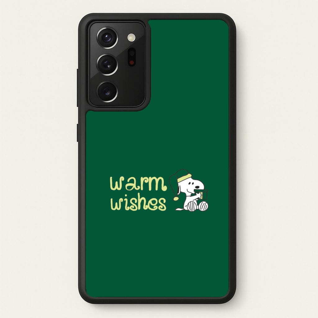 Cartoon Beagle Warm Wishes Galaxy Note 20 Ultra Case