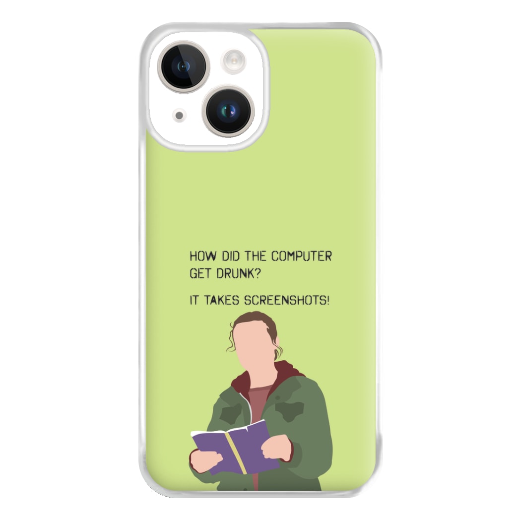 How Did The Computer Get Drunk? iPhone 14 Case