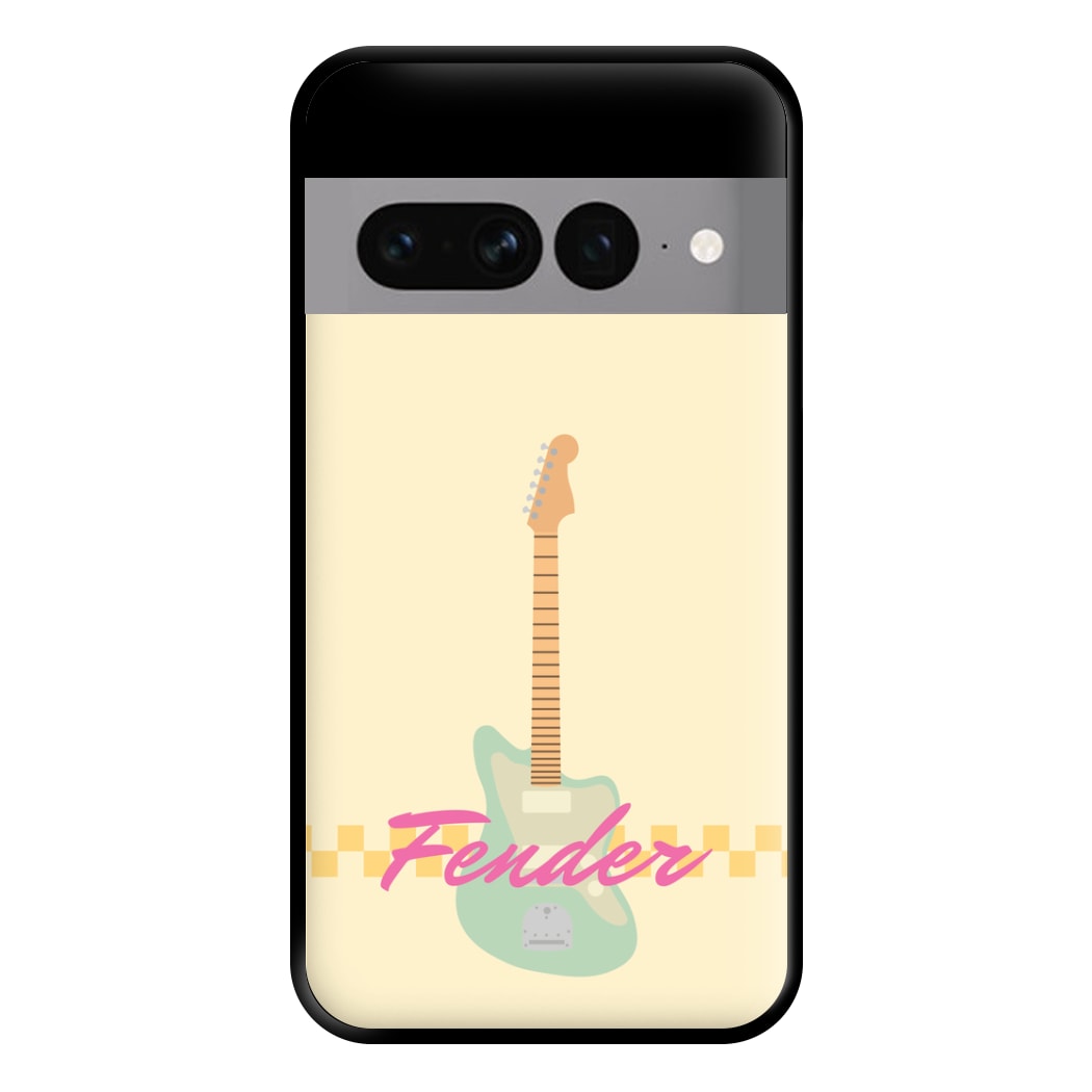 Blue Guitar Fender Google Pixel 7 Pro Case