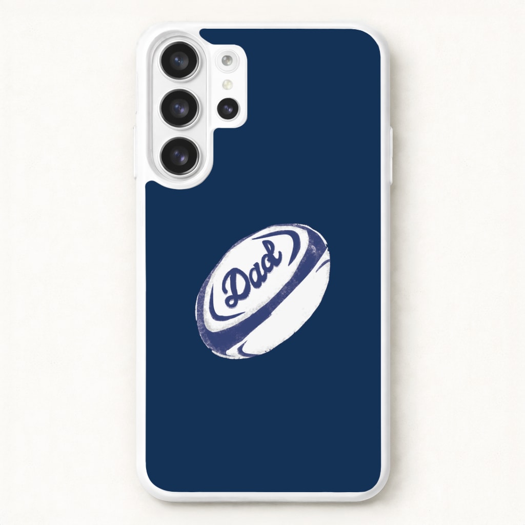 Dad Rugby Ball Galaxy S26 Ultra Case