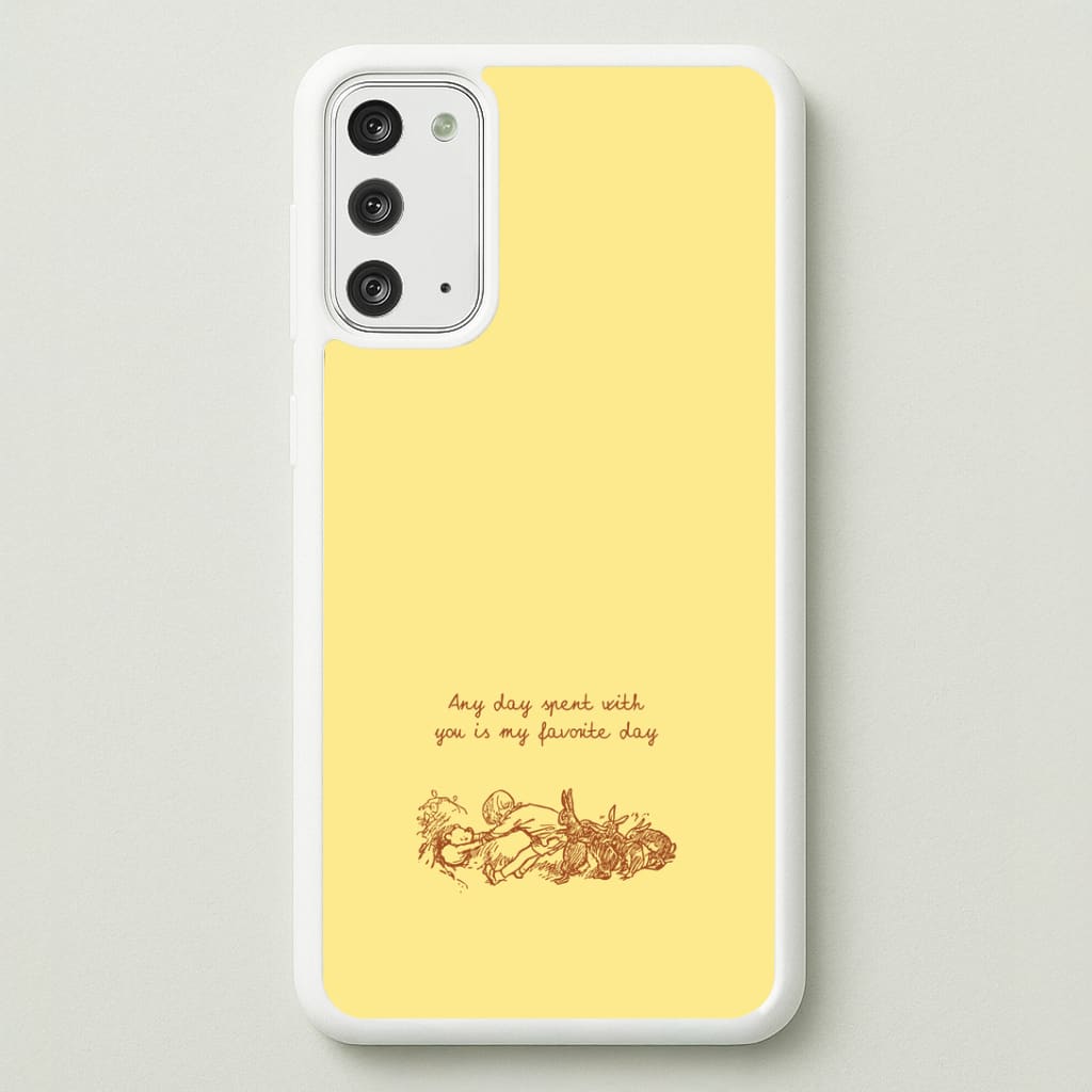 Any Day Spent With You Galaxy Note 20 Case