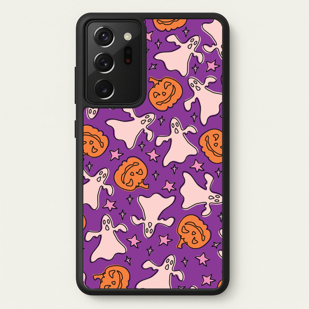 Abstract Halloween Pattern Galaxy Note 20 Ultra Case