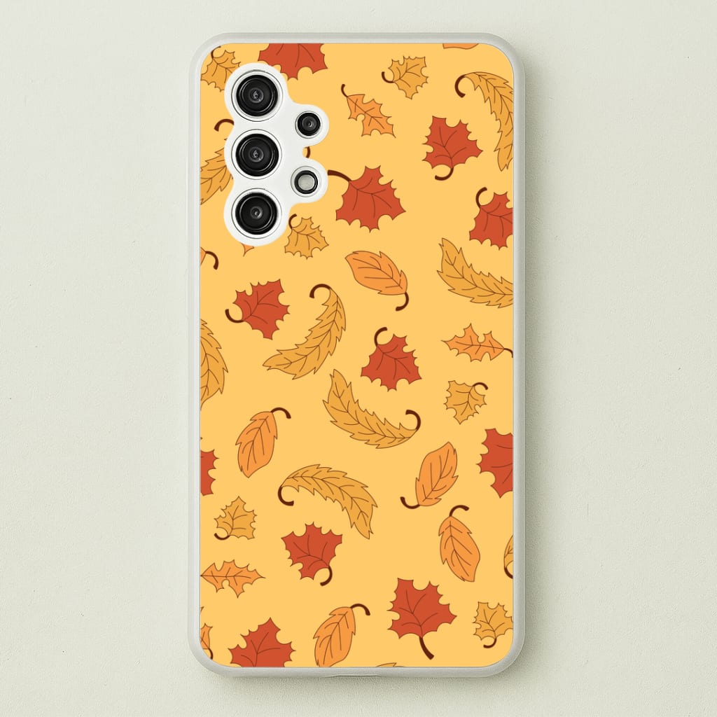 Leaves Assortment Pattern Galaxy A13 Case