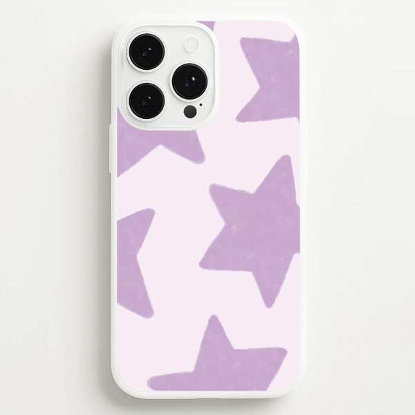 Lilac Stars iPhone 13 Pro Max Case
