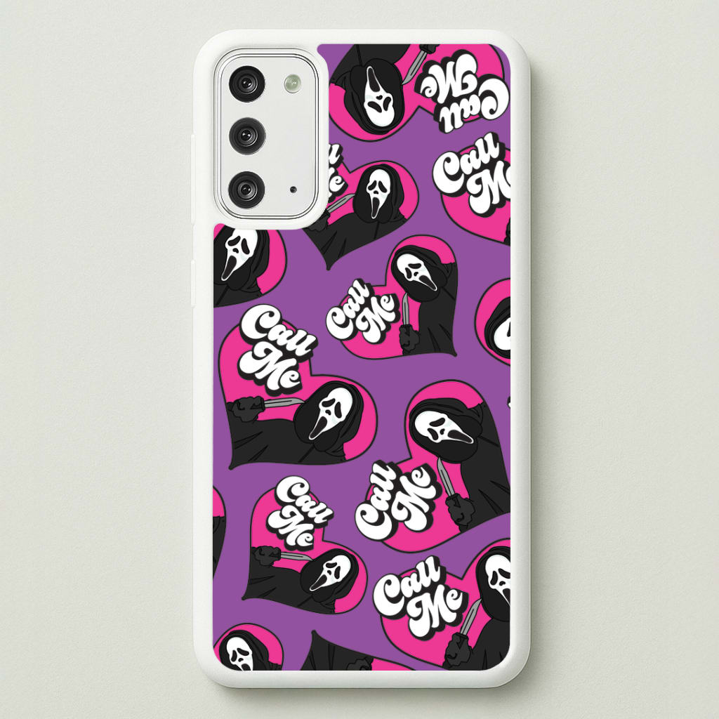 Call Me Heart Pattern Galaxy Note 20 Case