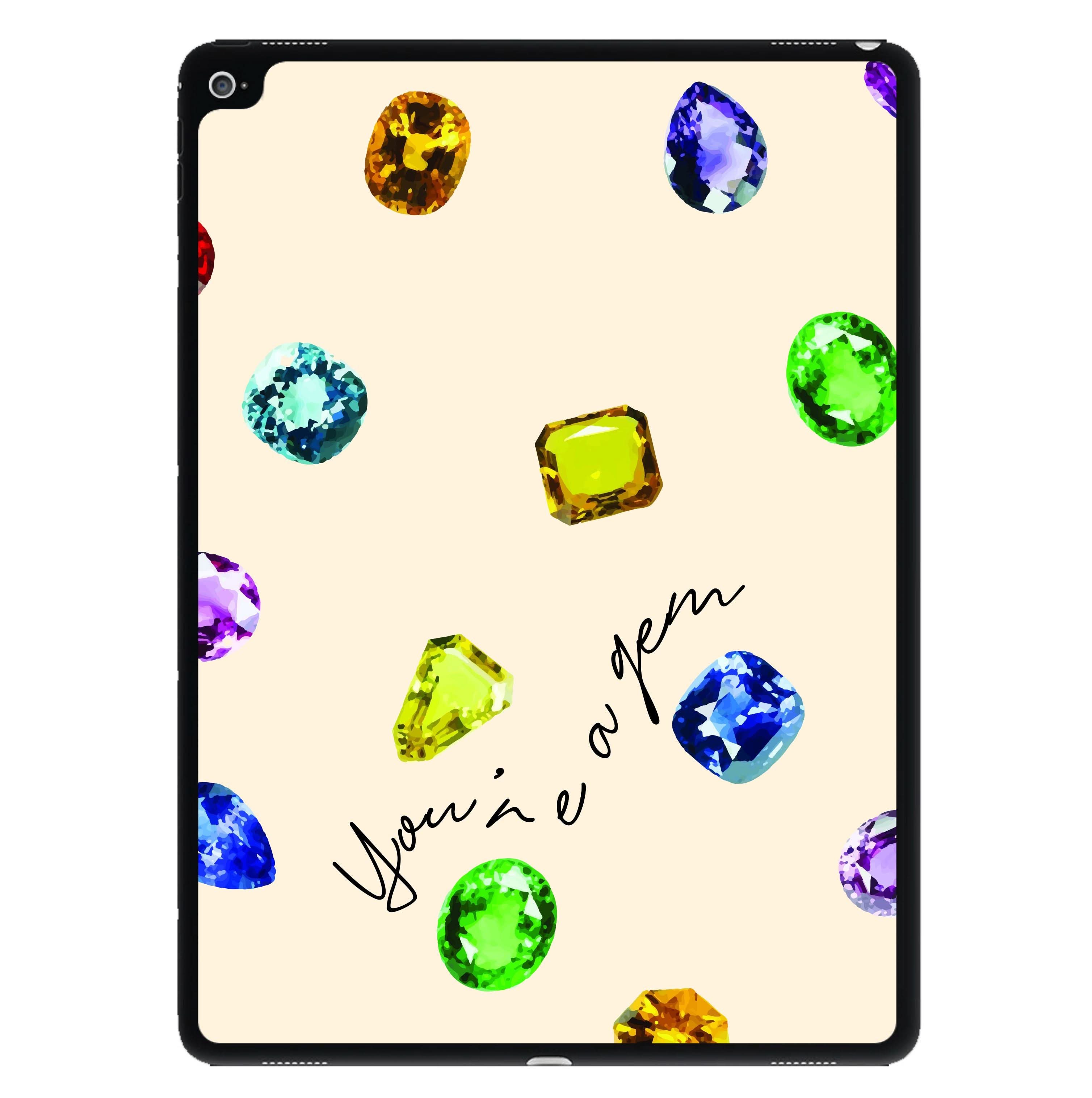 You're A Gem Pattern iPad Case