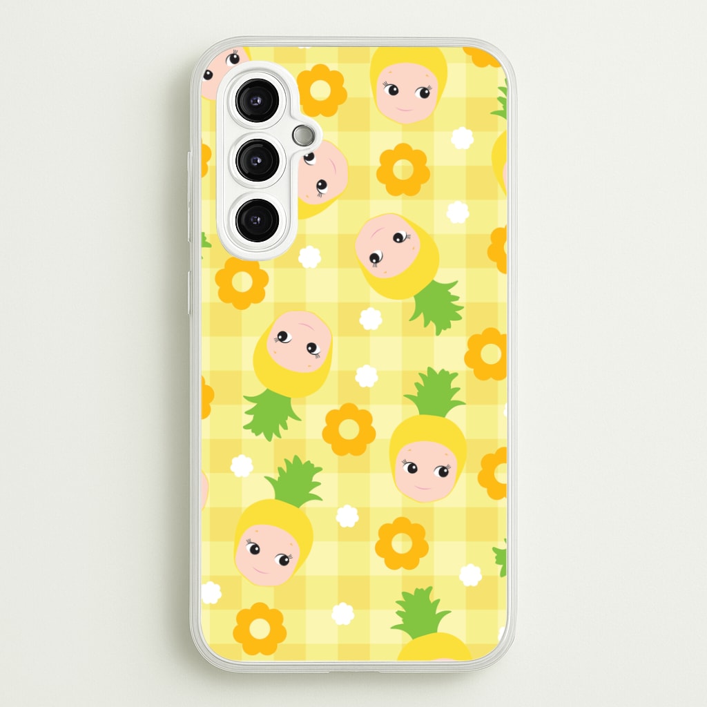 Pineapple Angel Pattern Galaxy A14 Case