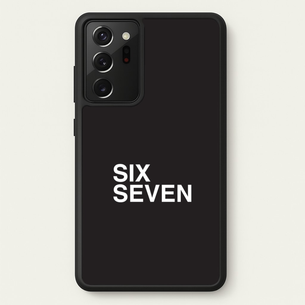 6 7 Black Galaxy Note 20 Ultra Case