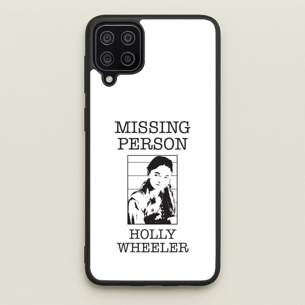 Missing Person Holly Galaxy A12 Case