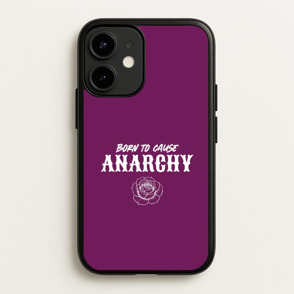 Born To Cause Anarchy iPhone 12 Mini Case