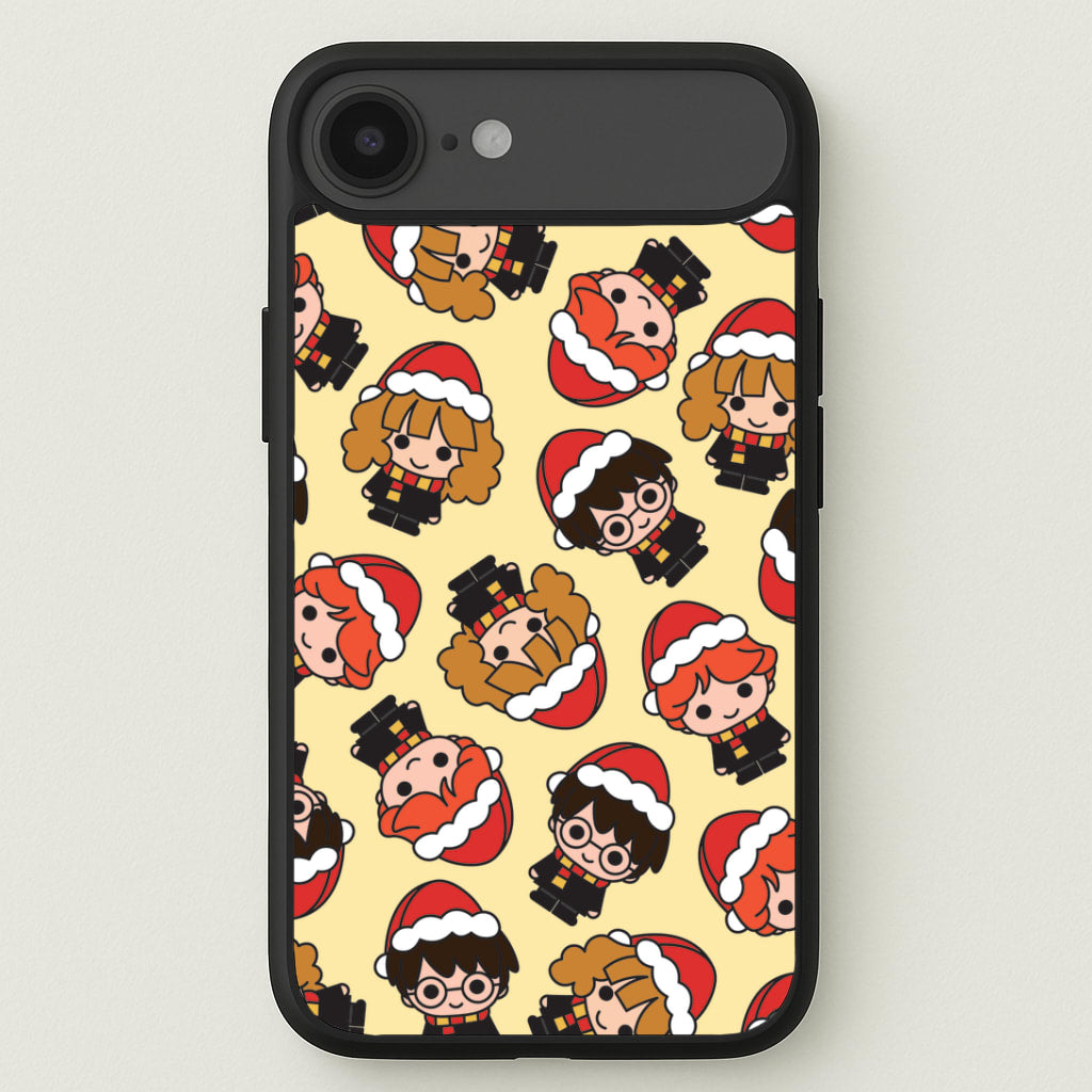 Wizards With Christmas Hats Pattern iPhone 17 Air Case