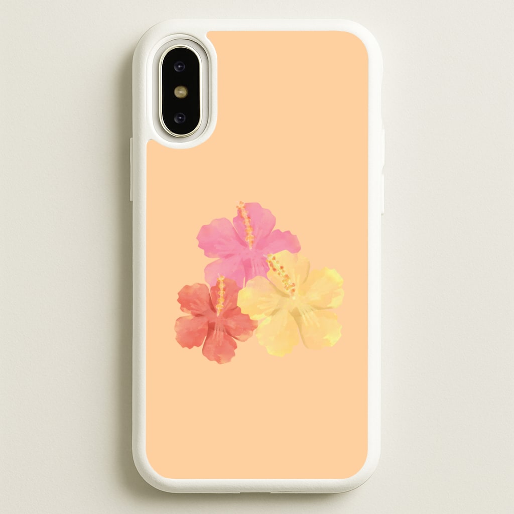 Hibiscus Sunset iPhone X / XS Case
