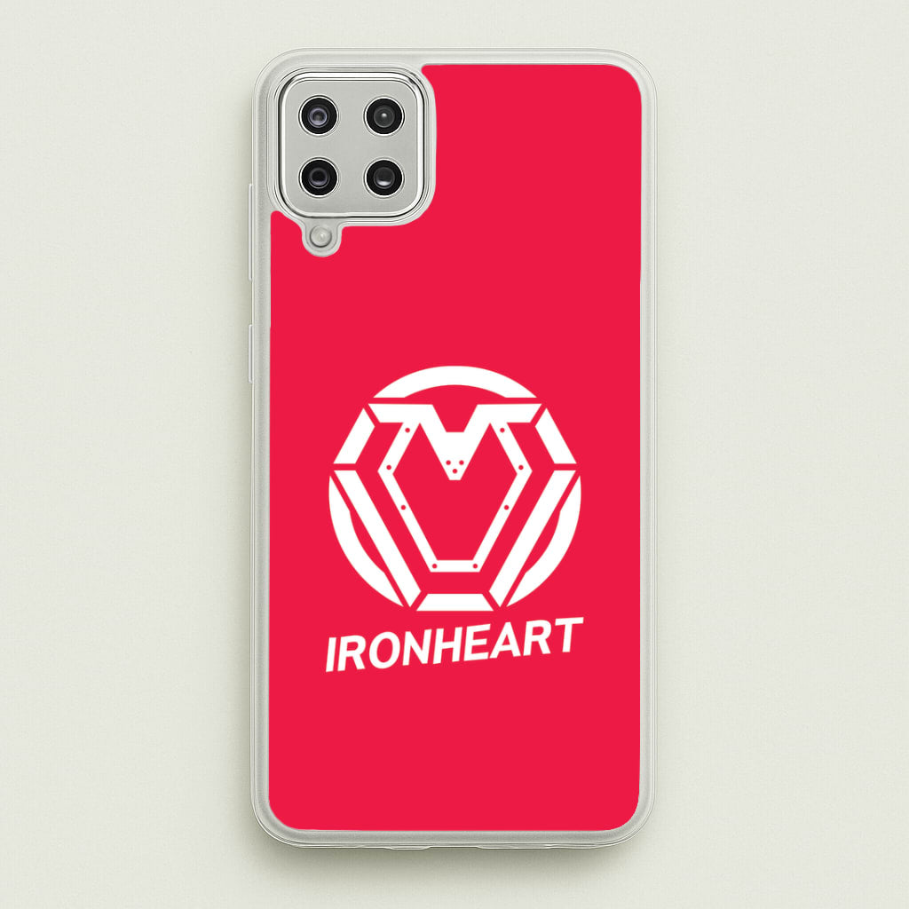 Metal Heart Symbol Galaxy A12 Case