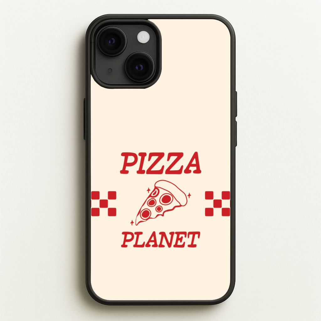 Retro Pizza Planet iPhone 13 Case