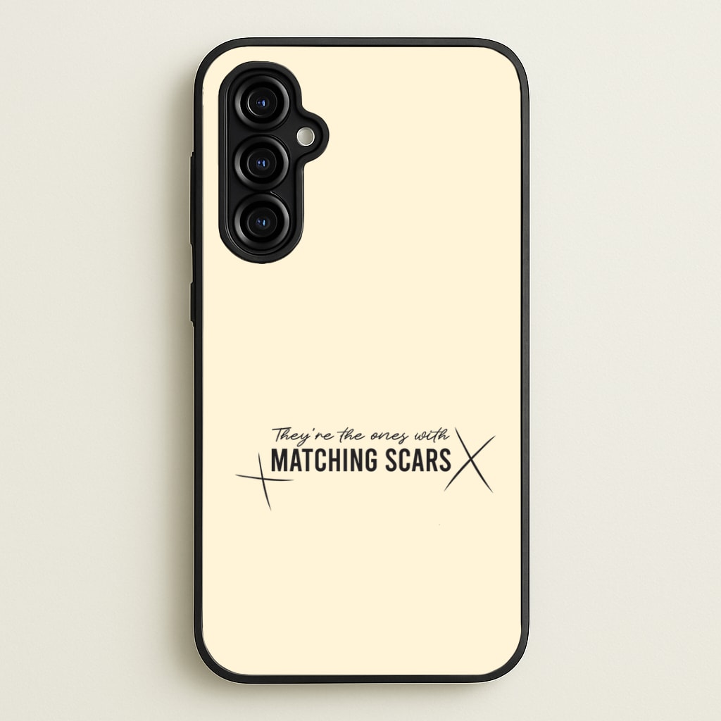 Matching Scars Galaxy A54 Case