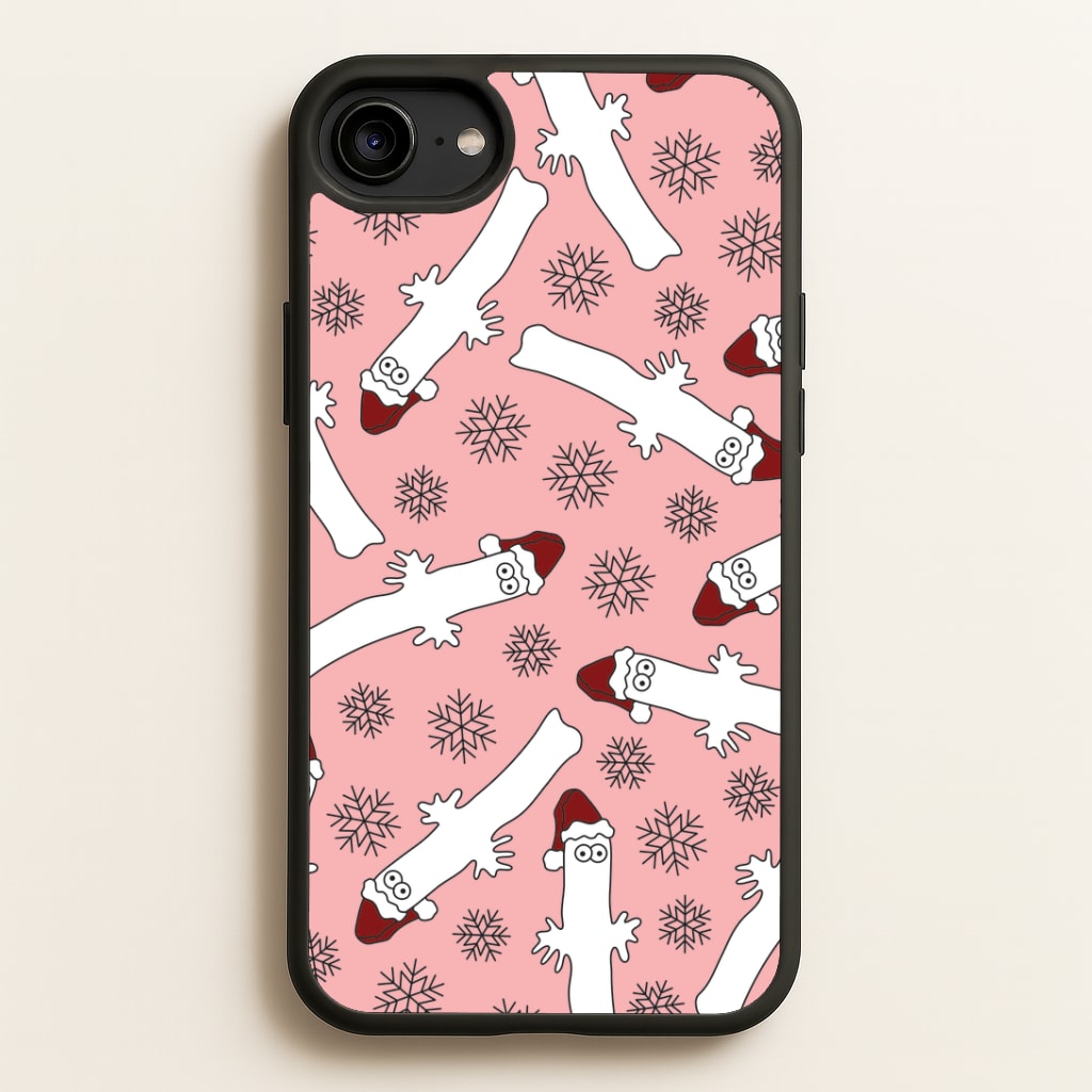 Wiggly Moom Xmas Hat Pattern iPhone 6 / 7 / 8 / SE Case