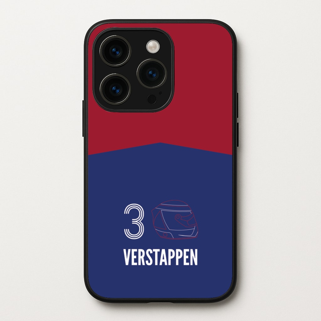 Verstappen Helmet 2026 iPhone 15 Pro Case
