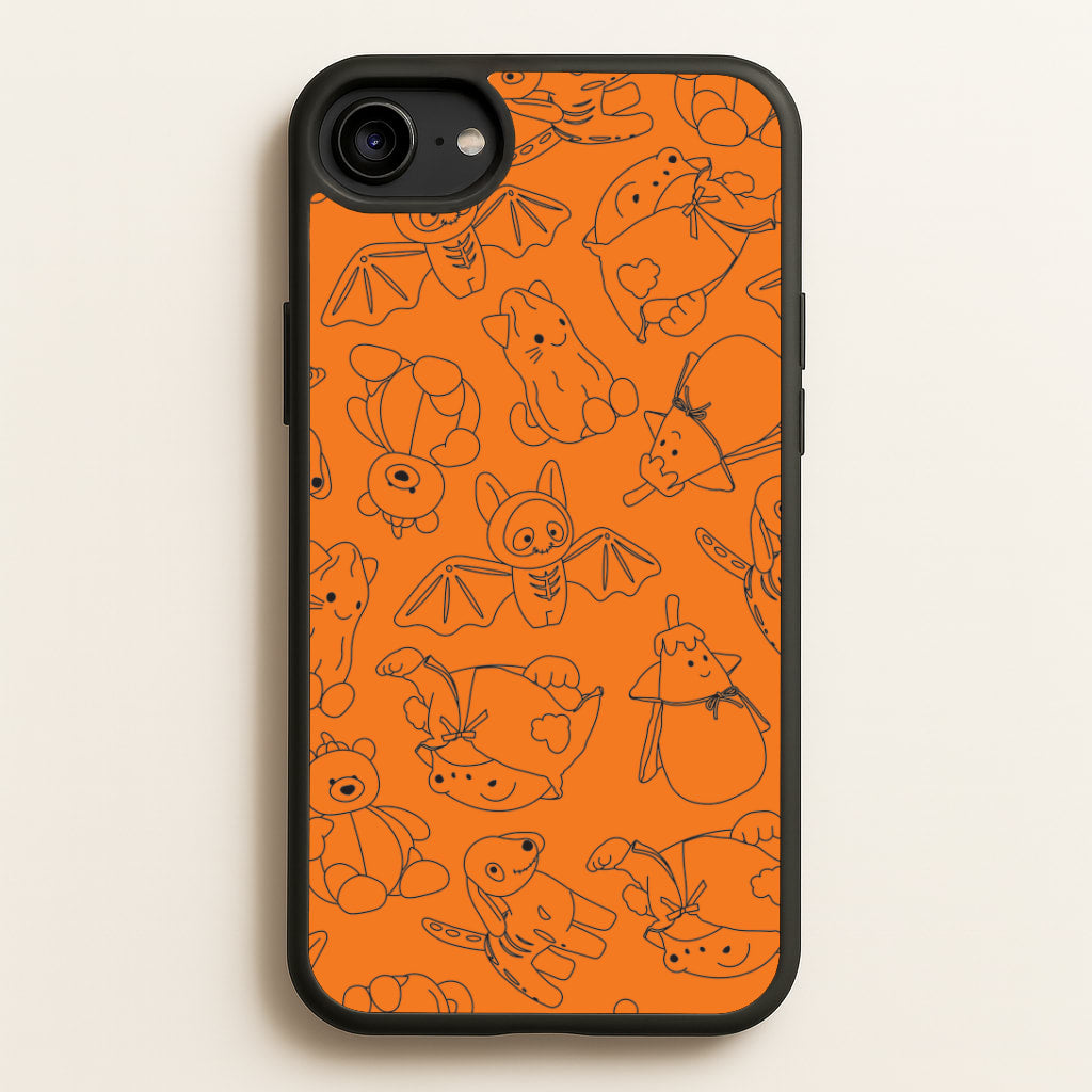 Halloween Plushies Pattern I - Halloween iPhone 6 / 7 / 8 / SE Case