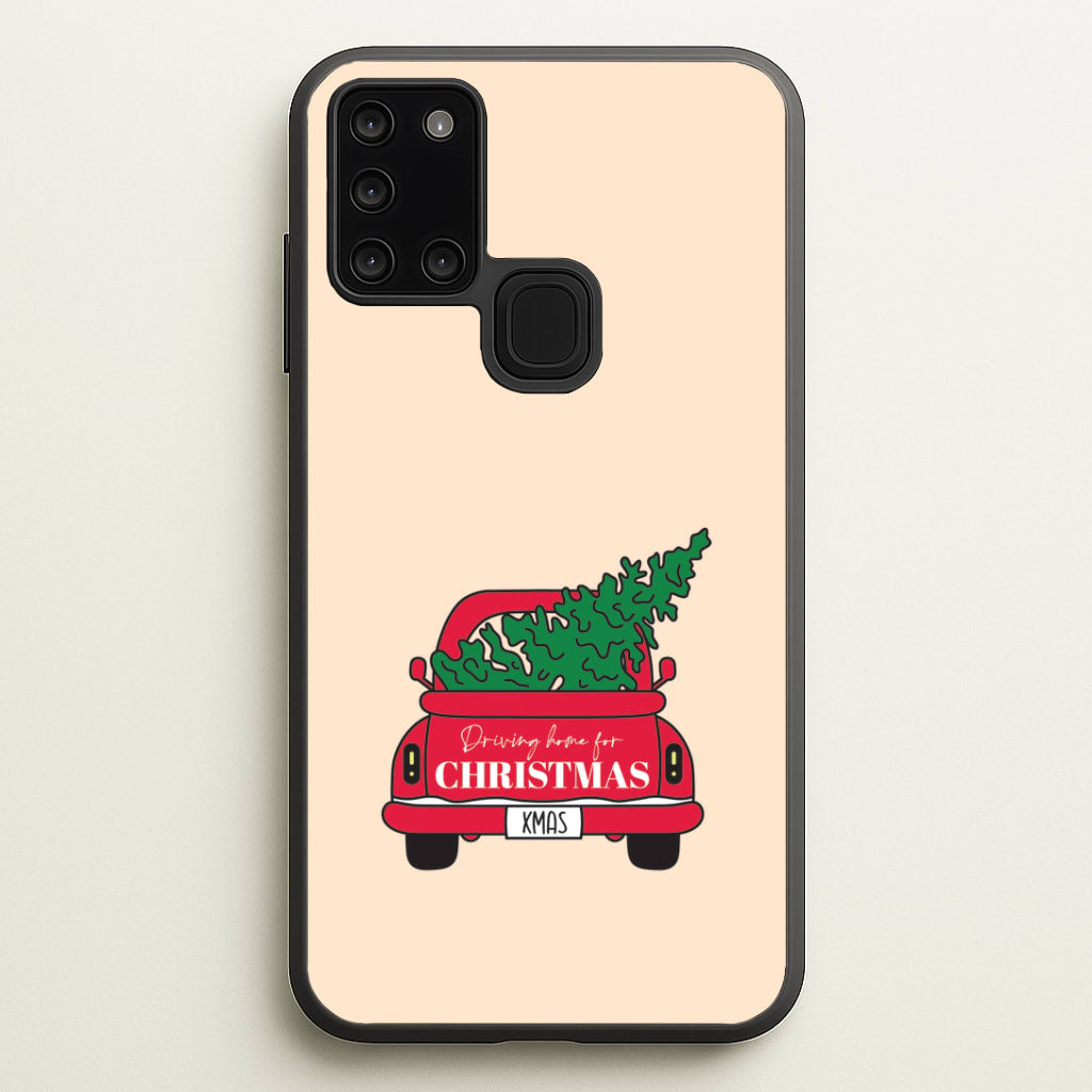 Driving Home For Christmas Truck Galaxy A21s Case