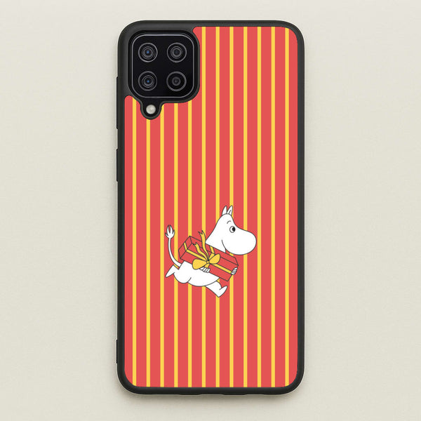 Red Present Moom Galaxy A12 Case