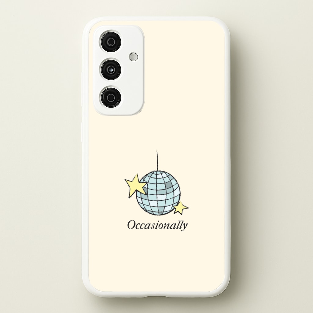 Ocasionally Discoball Galaxy A55 Case